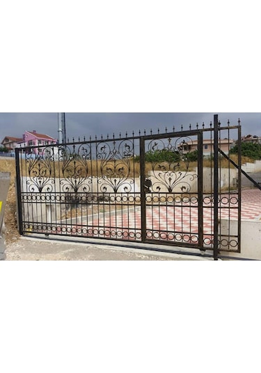 Rmt040 Sürgülü Demir Kapı İçin Tablalı Ray Makarası 40 Mm