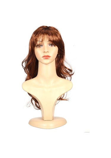 Lebıhmurah Wg409 Brown Uzun Kıvırcık Dalgalanma Kadın Sentetik Tam Kafa Saç Cosplay Peruk Patlama Peruk Cosplay-