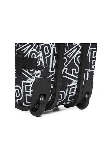 Eastpak Transit'r S Kabin Boy Çekçekli Tekerlekli Valiz 2o0 Siyah - Beyaz