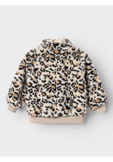Name It Nmfmindy Faux Fur Kız Çocuk Ceket Leopar