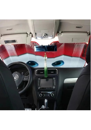 Araba Güneş Koruma 4 Renkler Gözler İsıtmalı Cam Güneşlik Araba 1 Adetli Set