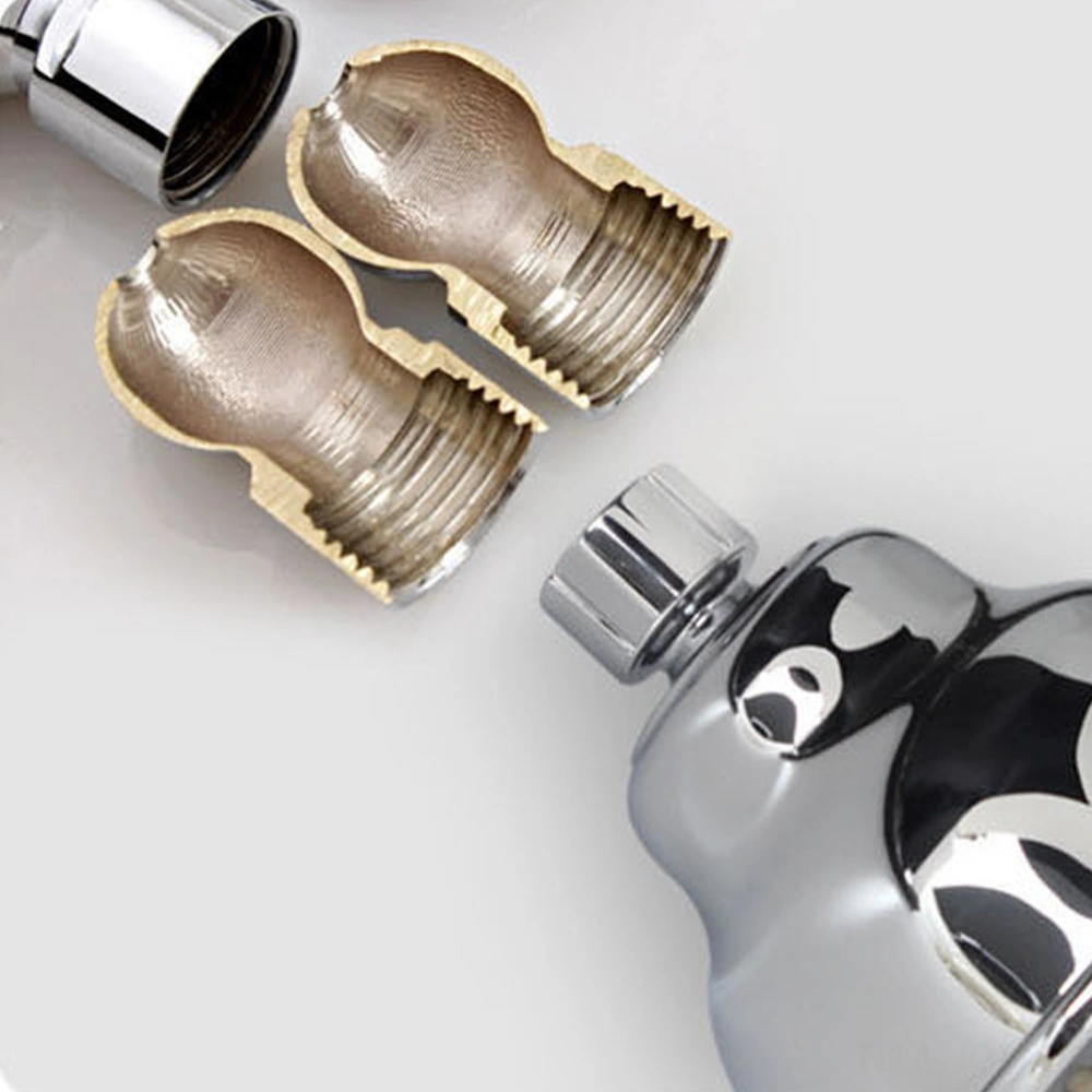 Youmex 4 İnç 5 Fonksiyonlu Yüksek Basınçlı Duş Başlığı - Anti Tıkanıklık Nozüller - G1/2 Bağlantı - Çelik Kaplama Diğer