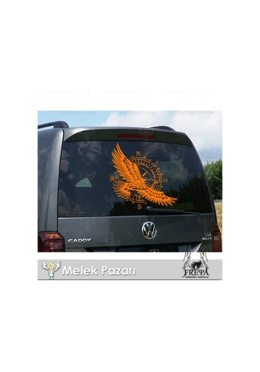 60 X 60 cm - Pusula Kartal Off Road Karavan Sticker