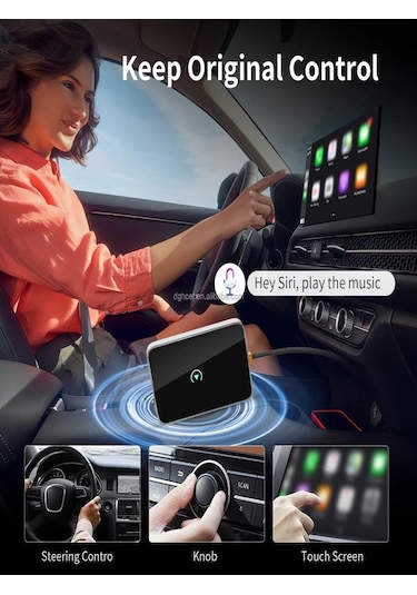 2in1 Usb Type-c Giriş'li Wireless Kablosuz Android Carplay