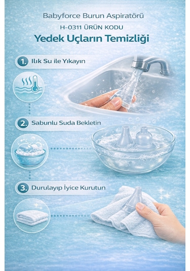 Babyforce BR-8820 Uyumlu 2'li Yedek Silikon Başlık
