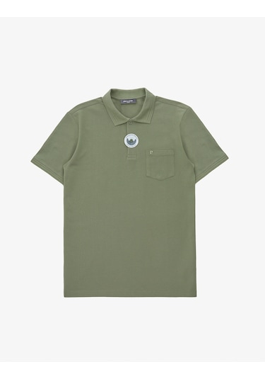 Pierre Cardin Erkek Haki Tişört Basic 50325290-vr027