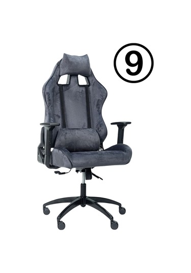 Rio Rio Plus Maximus Serisi Yastık Ve Tam Sade Oyuncu Koltuğu -2 Gri