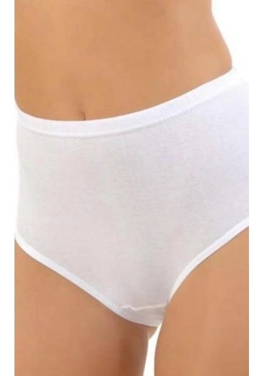 Aydoğan Kadın Biyeli Yüksek Bel Pamuk'lu Bato Külot 0078 - 12 Adet 001