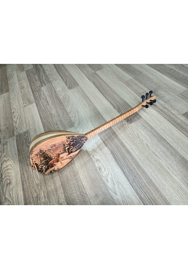 CURA GEYİK VE DOĞA İŞLEMELİ UZUN SAP TAM SET CURA ÇOCUK SAZI