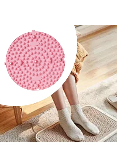 Suntek Ayak Masajı Paspas Taşınabilir Anti Kayma Pembe Pembe
