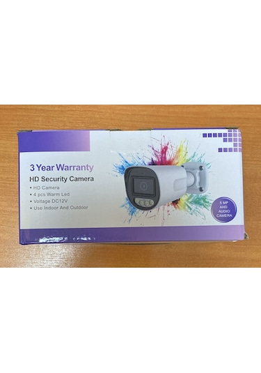 Ztech Zr-2050 5mp Ahd Fullcolor Sesli 2.8mm Bullet Dış Mekan Kamera