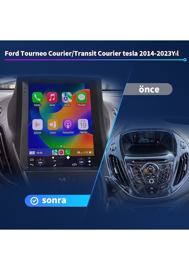 Ford Tourneo /transit Courier Tesla 2014-2023yıl 4gb Ram 64gb Rom