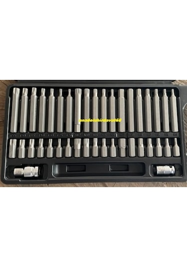 Gfb Crvs2 Çelik 40 Parça Tork Set Otomotiv Seti T55 Tork Seti 12 Alyan Seti