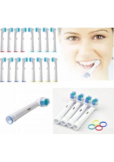 Oral-B Uyumlu Şarjlı Diş Fırçası Yedek Başlık 4 Adet