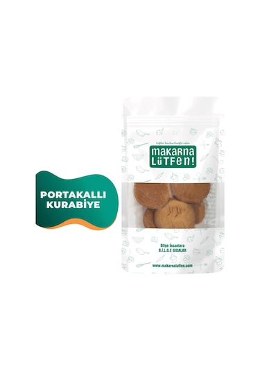 Makarna Lütfen! Portakallı Kurabiye 250 Gram