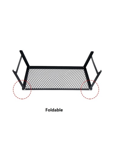 Açık Kamp Hafif Su Geçirmez Katlanır Masa Kendi Kendine Sürüş Seyahat Taşınabilir Barbekü Masası Siyah