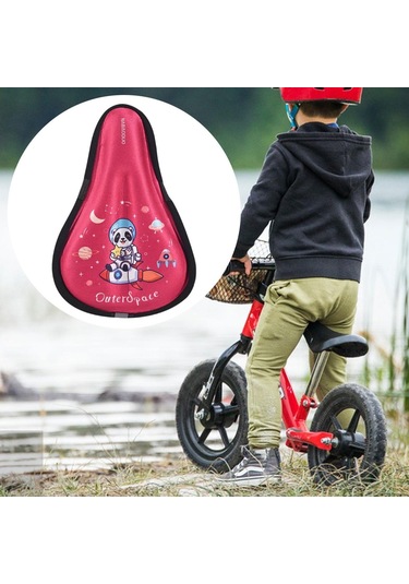 Suntek Çocuk Bisiklet Koltuk Minderi Kılıfı Erkek Kız Kırmızı
