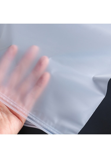 30x40cm 50 Adet Ambalaj Poşetleri Buzlu Çanta Fermuarlı Plastik Os5832-4 Diğer