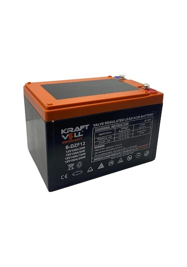 Kraftvoll 12v 15 Ah Elektrikli Bisiklet Aküsü Deep Cycle 150 101 99