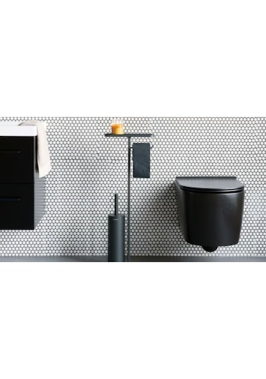 Brabantıa Mındset Koyu Gri Standlı Organızer , Tuvalet Kağıdı Tutucusu Ve Tuvalet Fırçası 8710755303869 Koyu Gri