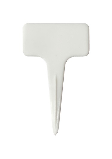 Reedark Dayanıklı Plastik T Şekilli Bitki Etiketleri - 100 Adet Su Geçirmez Bahçe İşaretleme