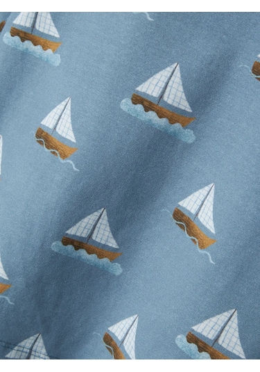 Name It Nmmfille Ss Top Box Erkek Çocuk T-shirt 13241249 Mavi