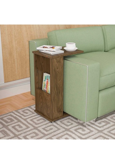 Modilayn Ata Gazetelik- Dergilik- Servis Tekerlekli C Yan Sehpa. N11.2685