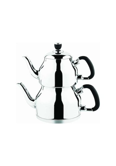 Özkent K-334 Symbol Mega Boy Çaydanlık Takımı Siyah