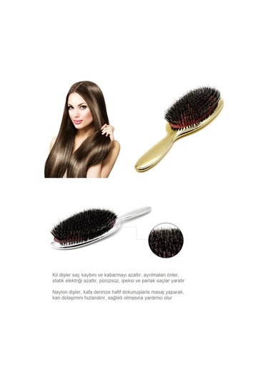 Land Of Myth Lom1052 Kaynak Saç Tarağı Premium Seri Galvanik Gold