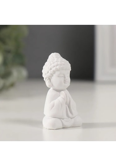 Simalend Çiçekli Buda Heykelciği 398878862