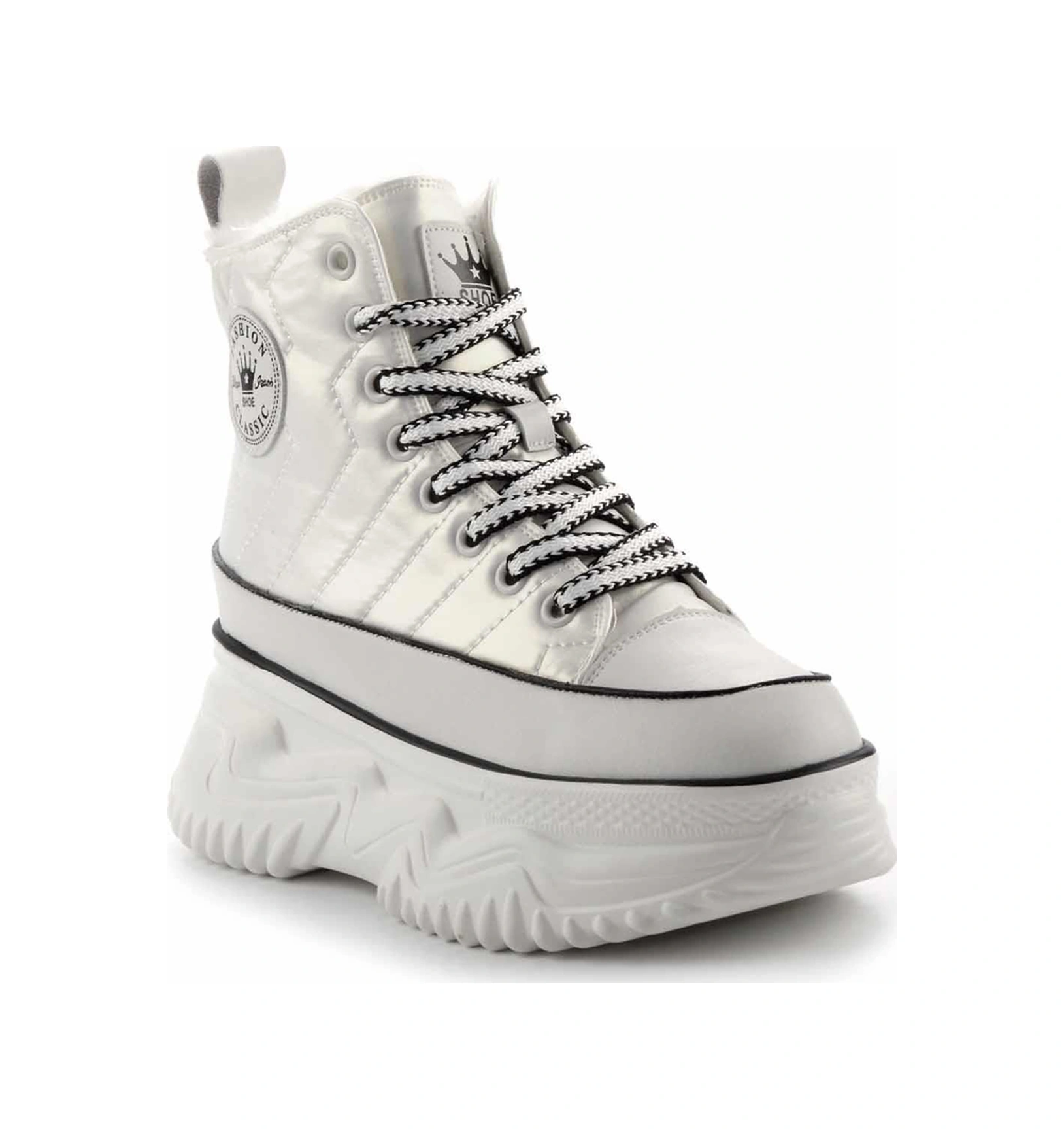 Beyaz Hakiki Deri Kadın Bot & Bootie K02185035608 Beyaz