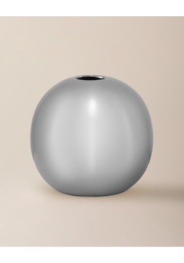 Dahlia Vazo - Silver Gri