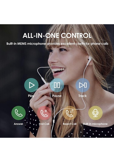 Mufunye Type-c Ve 3.5mm Uyumlu Kablolu Kulaklık, Mikrofonlu, Kaliteli Ses, Bass, Spor Ve Oyun İçin, Android/ios Uyumlu Diğer