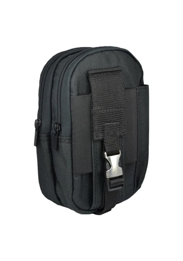Taktikal Molle 610d Cordura Palaska Bel Çantası Siyah