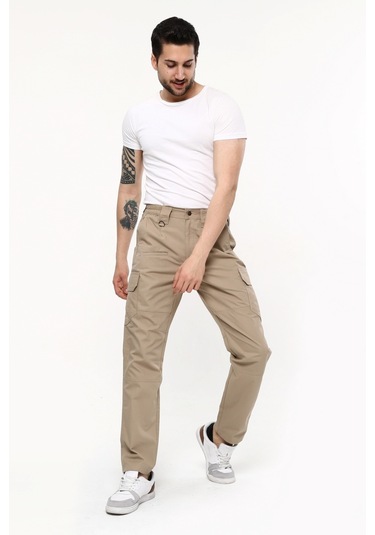 Uniprom Tokyo Model Outdoor Taktical Pantolon, Taktik Pantolon, Ripstop Kumaş Bej