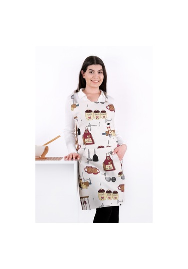 Petra Mutfak Önlüğü Gri