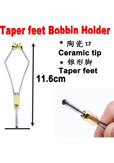 2 Stil Paketi Seramik Uçlu Ağır Mermi Kafası Sinek Bağlama Standart Bobin Tutucu Veya İçi Boş Top Kavrama Sinek Balıkçılık