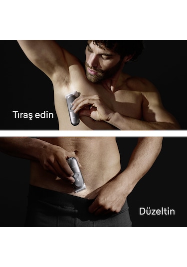 Braun Vücut Tıraş Makinesi Series 7, +6 Aksesuar, Kompakt, Smartlight, Bg7550 90 Dak