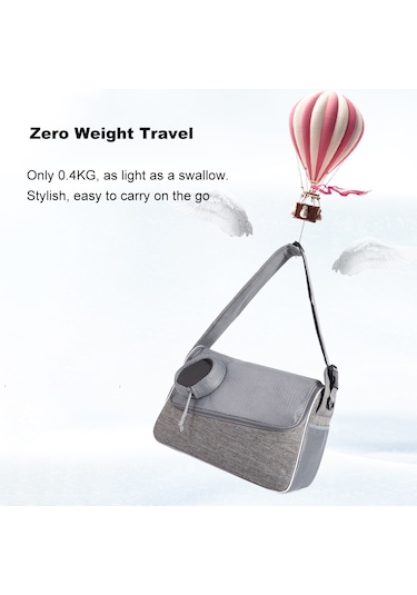 Moveevo Portatif Kedi/köpek Taşıma Çantası: Nefes Alabilir, Havalandırmalı Omuz Çantası