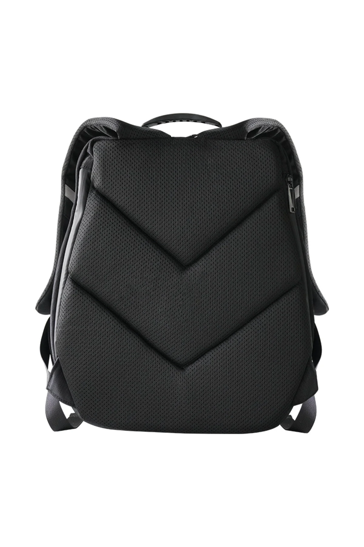 Led Baykuş Gözlü Akıllı Sırt Çantası Sert Kasa, Usb Şarj Girişli Siyah