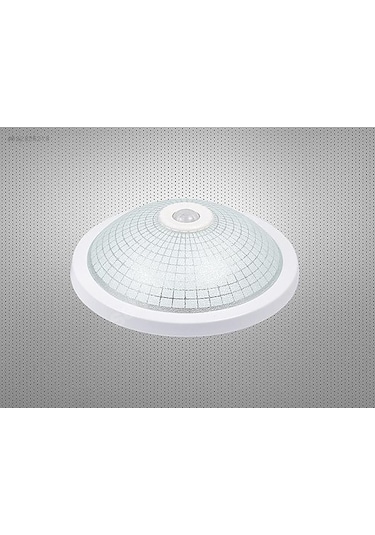 360° Hareket Sensörlü Tavan Armatürü Lamba Çift Duylu Diğer