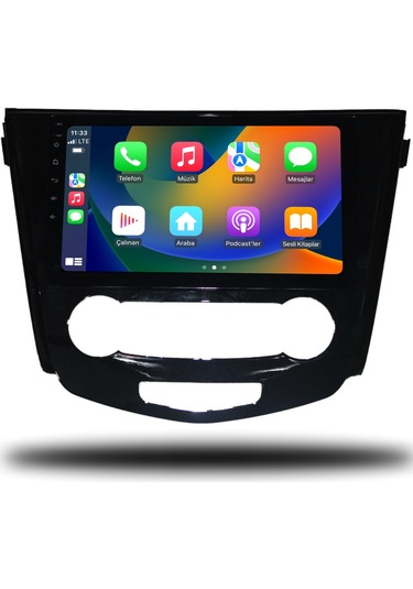 Avaydel Nissan Qashqai Android Carplay Multimedya 2014-2021 Manuel Klima 8GB RAM + 128GB Hafıza + 4 Çekirdek