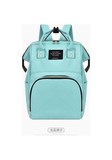 Dianziye Ana Bebek Çanta Mavi: Çift Omuzlu, Çok Fonksiyonlu, Büyük Kapasiteli, Toksiksiz Ve Dayanıklı Anne Çantası Yeşil