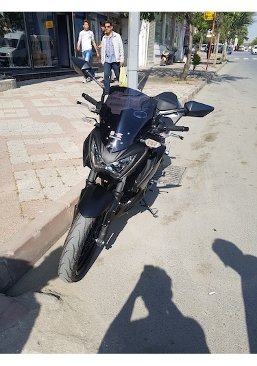 Kawasakı Z300 Double Cam Koyu Füme Zeus 38Cm