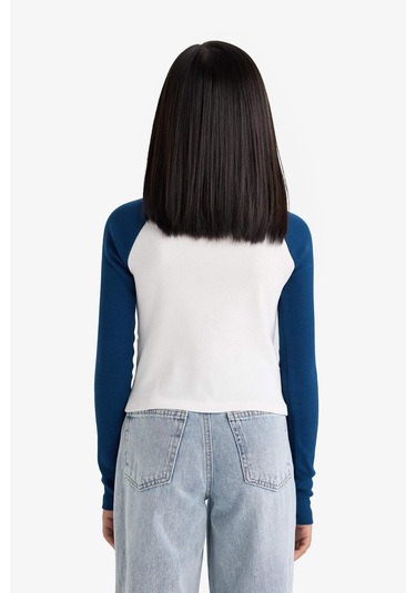 Defacto Kız Çocuk Fitted Balıkçı Yaka Slogan Baskılı Fitilli Kaşkorse Uzun Kollu Tişört E9654a825auer138 Ekru Defacto Kız Çocuk Fitted Balıkçı Yaka Slogan Baskılı Fitilli Kaşkorse Uzun Kollu Tişört E9654a825auer138 Ekru