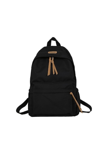 Goldenqian Ilkokul Ve Ortaokul Öğrencilerinin Okul Çantası Gündelik Sırt Çantası N1nıdh Beyaz - Siyah