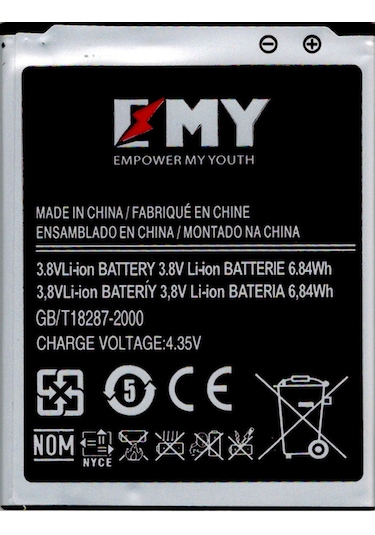 Samsung Galaxy Core Plus G350 / Core I8262 I8260 Uyumlu Emy Batarya