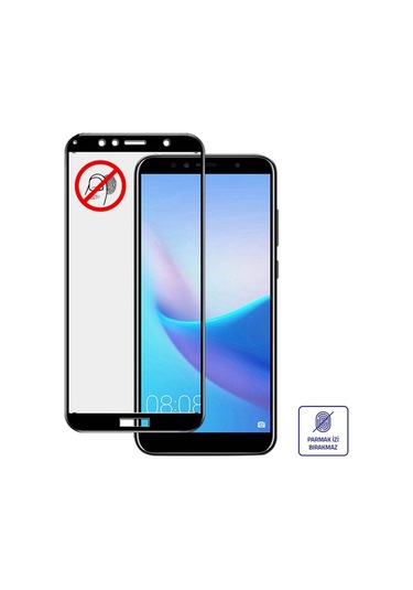 Bufalo Huawei Mate 20 Lite Ekran Koruyucu 9D Temperli Cam - Siyah