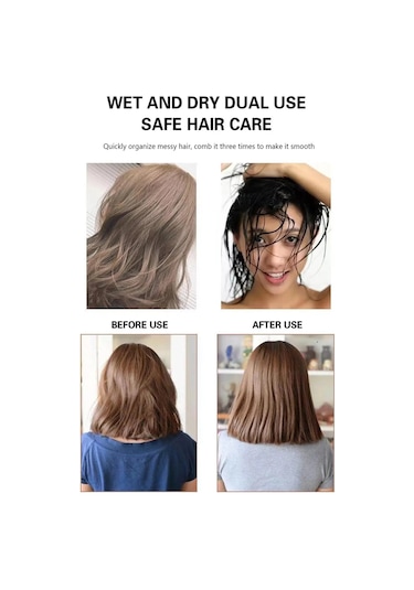 Conventions1 1 Adet Hava Yastığı Tarak Goldtangled Saç Tarağı Saç Fırçası