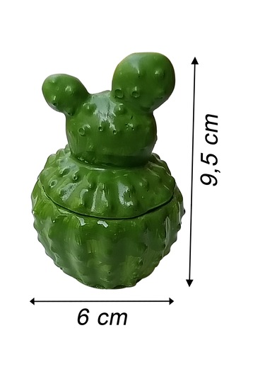 Kaktüs Model Baharatlık - Sunumluk Yeşil